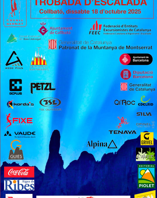 ENCUENTRO DE ESCALADA Collbató, sábado 18 de octubre de 2025